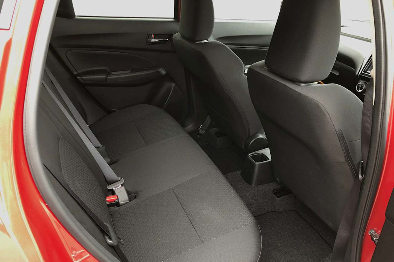 I had a surprising amount of knee and legroom behind my driving position.